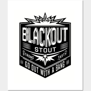 Deep Rock Galactic- Black Out Stout Inspired Logo Posters and Art